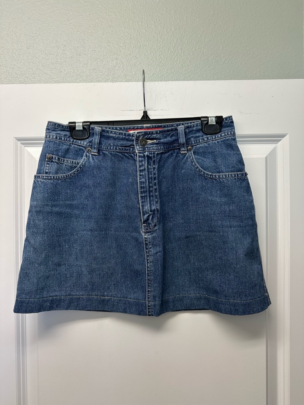 Vintage Old Navy Blue Cotton Denim Skirt